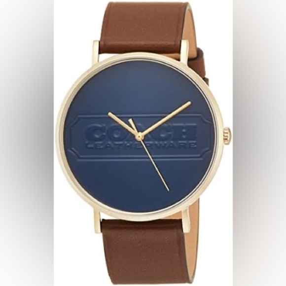 ??Coach Charles Saddle Leather Strap Watch 41mm main image 5